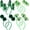 Green, variant on 8 Pcs Graduation Pom Pom Headbands Spirit Party Headbands Tinsel Ponytails Headwear for Birthday Holiday