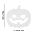 thumbnail image 2 of 5PCS Coasters Illuminating : Pumpkin Shaped LED Perfect For Your Ghostly Gatherings White, 2 of 8