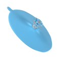 thumbnail image 1 of Cateissary Bebidas cubiertas de taza de silicona frescas y sin derrames. Tapa de taza de bebida de silicona duradera y colorida azul claro Type3 NO3, 1 of 6