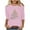 FY1-Pink, variant on Womens Christmas T Shirts Xmas Tree Graphic Tees 3/4 Length Sleeve Women Tops Casual Crew Neck Holiday Tunic Blouses