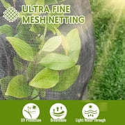 Fruit Tree Netting with Zipper and Drawstring, Breathable Mesh Garden Bird Netting Plant Cover, Insect Bird Barrier Net Mesh for Protect Fruits Plants from Squirrel Bugs