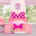 thumbnail image 3 of Disney Minnie Mouse Upholstered Twin Bed by Delta Children, Pink, 3 of 7