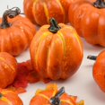thumbnail image 4 of Calabazas De Simulación Calabazas Artificiales Accesorios De Fiesta Para Decoración De Acción De Gracias De Halloween 8 Uds Yuarrent HA037425-00, 4 of 6