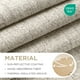 thumbnail image 2 of Cortinas opacas Joydeco de lino natural, 94 x 240 cm, color beige, 2 paneles, 2 of 9