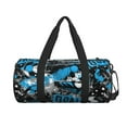 thumbnail image 2 of KLL Football Time Duffle Bag For Men Women Sport Gym Fitness Tote Travel Training Workout Basketball Football Weekender, 2 of 8
