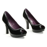 No Boundaries - Women's Sueded Peep-Toe Pumps