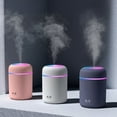 thumbnail image 3 of Colorful Cool Mini Humidifier,Essential Oil Diffuser,Aroma Essential USB Personal Desktop Humidifier for Car,Office Room,Bedroom etc,2 Adjustable Mist Modes (White), 3 of 6
