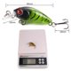 thumbnail image 4 of Señuelos de pesca, 9 piezas de anzuelos de pesca de cebo duro de plástico Señuelos de peces artificiales 3d, Señuelos de cebo artificial Wobbler 4.5cm 9PCS Feliz Sencillez, 4 of 4