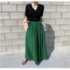 thumbnail image 4 of Pantalones de pierna ancha para mujer, falda elástica holgada de gran tamaño, pantalones largos cómodos versátiles para ir al trabajo, novedad de verano 2023, 4 of 5