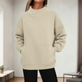 thumbnail image 2 of Womens Oversized Sweatshirts Turtleneck Pullover Long Sleeve Hoodies Tops Fall Fashion Outfits 2025 Clothes, 2 of 5