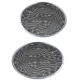 thumbnail image 1 of Paquete de 2 Tambores Doble Capa Silencio Bajo Piel de Tambor 8 In 12 In Yuyangstore, 1 of 8