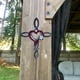 thumbnail image 5 of Herradura con corazón, metal, pared, patio exterior, decoración para el hogar, 5 of 7