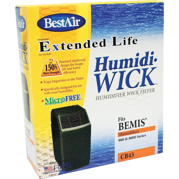 1PC BestAir Extended Life Humidi-Wick CB43 Humidifier Wick Filter