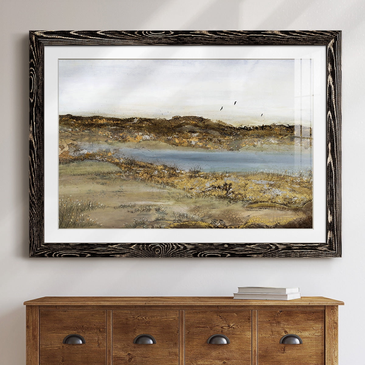 RETREATING WITHIN-Premium Framed Print - Ready to Hang