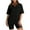 Black, variant on Aofany Women's Summer Sets Short Sleeve V Neck T-shirts with Legging Two Piece Outfits Biker Shorts Set Casual Loose Suits