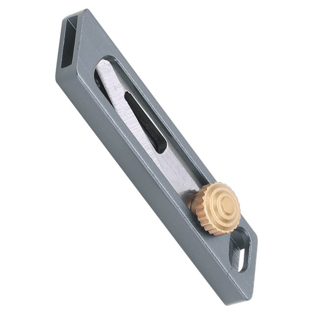 Mini cuchillo engranaje empuje llavero caja cortador pequeño cortador retráctil paquete caja abrecartas gris
