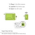 thumbnail image 3 of Panasonic NN-SV79MS Inversor inteligente de 1.4 pies cúbicos funciona con horno microondas de encimera Alexa, potencia de 1200 vatios con sensor Genius de cocción, acero inoxidable, 3 of 5