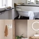 thumbnail image 3 of 4 Piezas Gancho Adhesivo 3M, Gancho de Pared de Baño de Acero Inoxidable Autoadhesivo Máximo 7kg, Toallero con Cinta Adhesiva, Plata para Familia y Oficina (A, 3 of 5