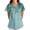 Green, variant on Comfort Fit Stretch Women's Plus Size V-neck Scrub Top Fashion Floral Print Working Uniform Nurse Uniform Tunic Comfortable Shirts Scrubs Pockets Scrub Tops