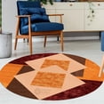 thumbnail image 4 of Teppich Homes Wool Area Rug 14x14 with Geometric Pattern - Perfect for Hallway And Living Room - Tufted Carpet for Stylish Comfort, 4 of 7