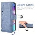 thumbnail image 4 of Phone Case For Samsung Galaxy A21 Leather Wallet Cases with Card Holder Full Body Flip Folio Cover Women Men Blue, 4 of 6