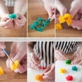 thumbnail image 2 of PIX-LINK Juego de 6 piezas de cortador redondo de galletas y galletas, juego de cortadores de rosquillas para pastelería PIX-LINK Gadgets de cocina, 2 of 6