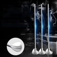 thumbnail image 2 of 6 Pcs Stainless Steel Heart Shape Metal Drinking Straw Reusable Straws Cocktail Spoons Set, 2 of 9