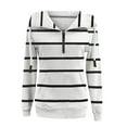 thumbnail image 4 of ClodeEU Women Sexy Pocket Crop Workout Long Sleeve Turtleneck Hooded Casual Blouse Tops White 4(S), 4 of 5