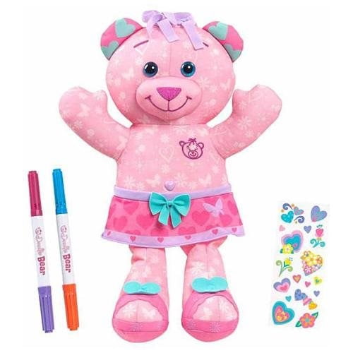 pink doodle bear