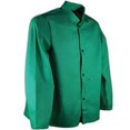 thumbnail image 1 of MAGID SparkGuard PVC-Free Flame-Resistant Cotton Jacket, 30â€ Long, Green, Size 2XL, 1 of 4