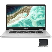 Asus Chromebook 15.6 4GB 64GB Intel Celeron Chrome OS Certified Refurbished