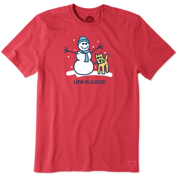 Life Is Good - Life is Good. Womens Crusher Tee: Snowman ...