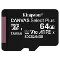 thumbnail image 1 of Memoria Kingston MicroSDXC UHS-I de 64GB, Clase 10. Kingston SDCS2/64GBSP, 1 of 2