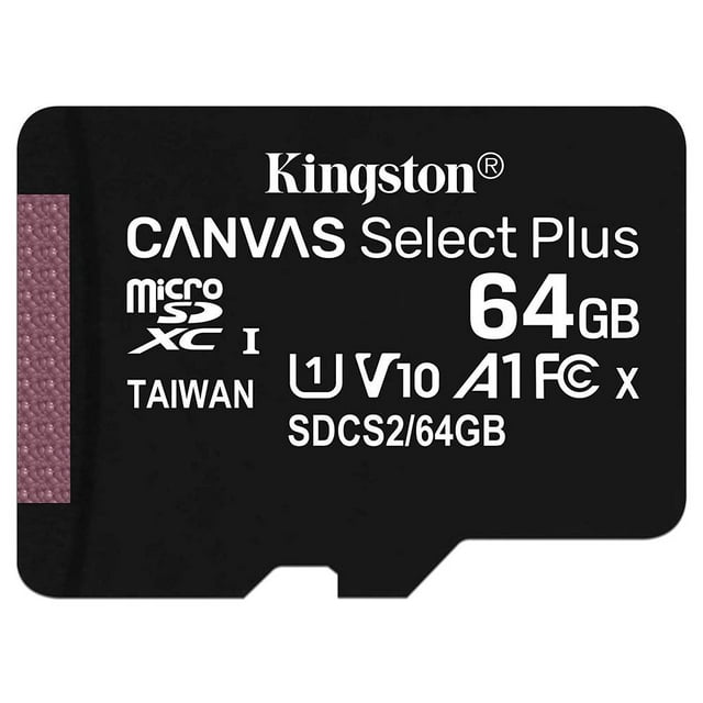 Memoria Kingston MicroSDXC UHS-I de 64GB, Clase 10. Kingston SDCS2/64GBSP