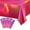 Dark Pink, variant on Zhuge 4pcs Pink Plastic Tablecloths Shiny Disposable Table Covers Holographic Foil Tablecloth Iridescent Party Decorations Birthday Bridal Wedding Christmas, 53.93 x 107.87 Inch