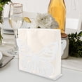 thumbnail image 7 of CoudarTitie Butterfly Napkin Holder Metal Freestanding Tissue Dispenser Stable Base Tabletop white, 7 of 7