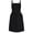1 Pack-black, variant on Fiykzur Waterproof Apron for Women Kitchen Garden Adjustable Strap 2 Large Pocket Pinafore Dress Cooking Gardening Waist Tie