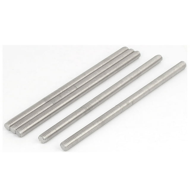 Completamente la Varilla roscada tornillo sujetador M10 x 200mm rosca Derecha métricas 5pcs