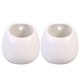 thumbnail image 1 of 2 macetas colgantes redondas para exterior, contenedores de pared para plantas, macetas de cerámica blanca para suculentas, florero sin agujero (blanco), 1 of 7