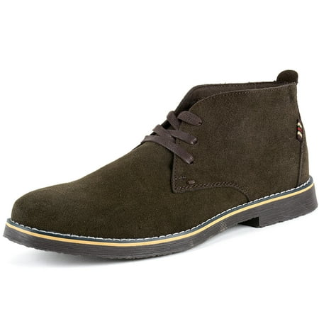 Alpine Swiss Beck Mens Suede Chukka Desert Boots Lace Up Shoes Crepe Sole