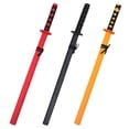 thumbnail image 2 of KAKOWELY 3 piezas de katana de madera, espada samurái de madera, accesorio para cosplay, espada japonesa, juguete para niños, 2 of 4