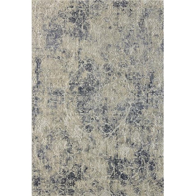 Dynamic Rugs QU2827040115 2 ft. 2 in. x 7 ft. 7 in. Quartz 27040 Rectangle Traditional Area Rug - 115 Light Beige & Grey