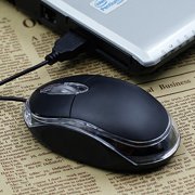 Wired USB Optical Mouse for PC Laptop Computer Scroll Wheel LED Lights E4T9