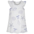 thumbnail image 1 of Chemise de Nuit d'Été pour Filles Imprimé Monde Océan Mignon Manches Courtes Robe Décontractée Confortable pour Enfants 3 10 Ans, 1 of 3