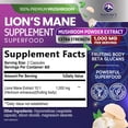 thumbnail image 5 of Lions Mane Supplement - Lions Mane 1000mg Per Serving - Extra Strength Lion’s Mane Mushroom - Superfood for Natural Memory & Focus Support, Brain, Immune Health Support - USA Bottled - 120 Capsules, 5 of 9