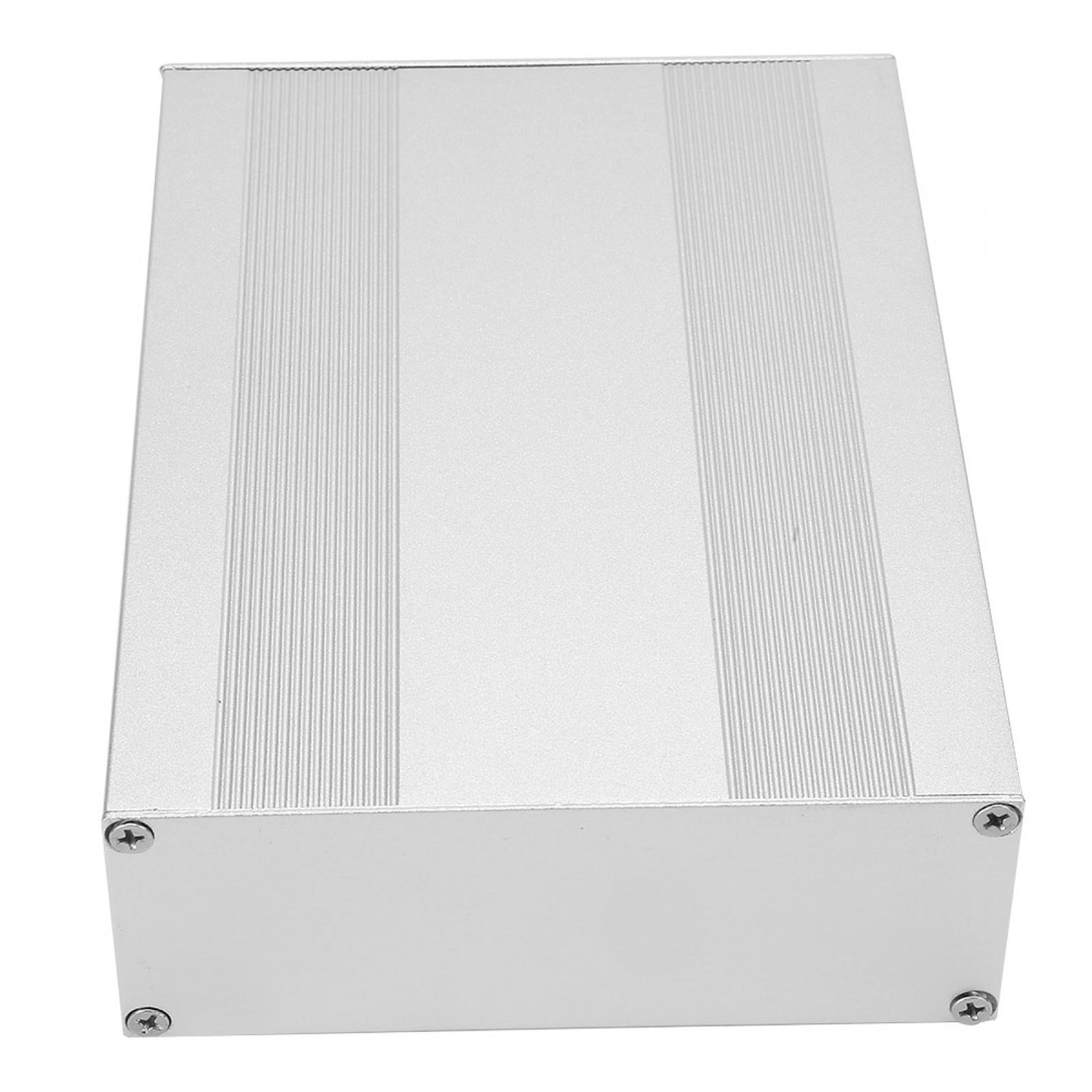Aluminum Enclosure PCB Instrument Cooling Box Electronic Project Case 54*145*200mm