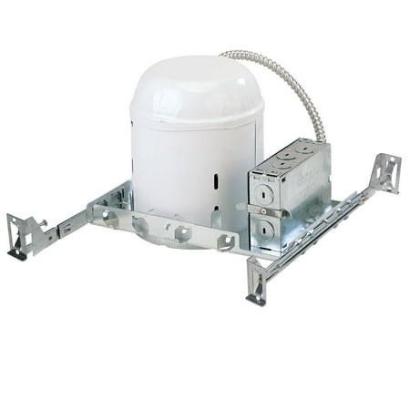 

Nora Lighting Nh-26Q 7-1/2 Tall Medium (E26) New Construction Housing For 6 Trims