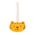 thumbnail image 2 of Etiqueta de nombre para niño, diseño de dibujos animados, felpa suave y bonita, ligera, portátil, amplia aplicación, etiqueta de equipaje de animales, tigre, 2 of 5