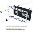 thumbnail image 5 of Watercolor Blue Whales License Plate Frames for Women Men Car Plate Holder Cover Metal Tag Aluminum Car Accessories Front Rear Plate Decor, 5 of 6