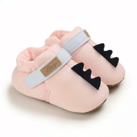 

Baby shoes Infant Newborn Baby Girls Prewalker Dinosaur Shoe Soft Crib Anti-slip Shoes CHMORA